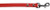 Premium plain pet leash 1/2" wide x 4' long Red S528-617-12 4RD