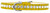 Beverly Style Rhinestone Designer Croc Dog Collar Yellow Size 8 S528-82-19-YWC8