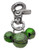Lobster Claw Bell Charm Emerald Green S528-11-02 EG
