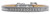 Clear Crystal Size 12 Silver Puppy Ice Cream Collar S528-612-01 SV-12