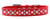 Sprinkles Dog Collar Pearl and AB Crystals Size 14 Red S528-616-2 RD-14