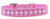 Sprinkles Dog Collar Pearl and Purple Crystals Size 16 Bright Pink S528-616-9 BPK-16