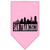San Francisco Skyline Screen Print Bandana Light Pink Large S528-66-82 LGLPK