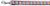 Zigzaggy Rainbow Nylon Dog Leash 3/8 inch wide 4ft Long S528-125-046 3804