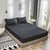 Color: Black, Size: 198X203X35cm - Waterproof bed sheet Q119-CJJJJFCZ00073-Black-198X203X35cm