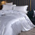 Style: Milky White, Size: 1.5M Flat Sheet - Solid Color Double-sided Silk Four-piece Set Silkworm S Q119-CJCS226956373UF