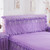Color: Light purple, Size: 220cm - Korean Version Of The Princess Quilted Thickened Elastic All-inc Q119-CJCZ123048420TG
