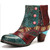 Color: Green, Size: 36 - Handmade stitching Martin boots thick heel Martin boots Q119-CJBHNSNS24288-Green-36