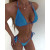 Color: MULTI, Size: L - New Fashion Sexy Bikini Solid Swimsuit Women Swimwear Push Up Set Brazilian F640-12000034610013259