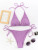 Color: MULTI, Size: L - New Fashion Sexy Bikini Solid Swimsuit Women Swimwear Push Up Set Brazilian F640-12000034610013259