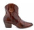 Color: Brown, Size: 36 - Women's Pointed Toe Mid Heel Plus Size Long Rider Side Zip Short Boots Q119-CJNS203761623WD