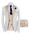 Color: Red, Size: XL - ( Jacket + Vest + Pants )Suits for Mens 2024 Casual Business Suit High-end S F640-12000029465731958