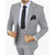 Color: Silver grey, Size: 7xl - Fashion Men's Three Piece Suit Appear Thin Q119-CJSY169141824XC