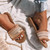 Color: Apricot, Size: 36 - Flat Sandals Sandals And Slippers Women's Outer Wear Plus Size Q119-CJNS119977511KP