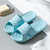 Color: Light blue, Size: 39 to 40 - Home Bathroom Bath Slippers Net Celebrity Home Shoes Q119-CJNS118516433GT