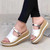 Color: White, Size: 39 - Platform Fish Mouth Wedge Sandals And Slippers Q119-CJNS119208905EV