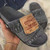 Color: Grey, Shoe size: 40 - Beach Solid Color Casual Denim Fish Mouth Flat-Heel Slippers Q119-CJNS107922924XC