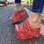 European And American Fish Mouth Printing Platform Sandals And Slippers Women Q119-CJNS1187676