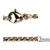TK2425R - IP Rose Gold(Ion Plating) Stainless Steel Chain with No Stone A874-TK2425R