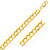 Size: 22'' - 14k Yellow Gold Solid Curb Chain (10.00 mm) P150-99802-22