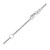 Size: 18 - Extendable Cable Chain in 18k White Gold (1.80 mm) P150-26505-18