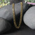 Size: 20'' - 14k Yellow Gold Solid Curb Chain (4.70 mm) P150-47636-20