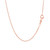 Size: 16 - 14k Rose Gold Round Cable Link Chain (1.50 mm) P150-64377-16