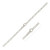 Size: 18'' - Sterling Silver Rhodium Plated Paperclip Chain (2.50 mm) P150-65905-18