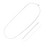 Size: 24'' - Sterling Silver Rhodium Plated Paperclip Chain (1.80 mm) P150-62621-24