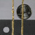 Size: 16'' - 14k Yellow Gold Solid Curb Chain (2.60 mm) P150-46160-16