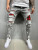 Color: Dark Grey, Size: L, Ships From: CHINA - Men's Punk Hip Hop Black Fashion Jeans Spring summer F640-12000040453751914