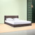 Full size Farmhouse Wood Industrial Low Profile Platform Bed Frame Q280-FULLZB88