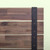 Full size Farmhouse Wood Industrial Low Profile Platform Bed Frame Q280-FULLZB88