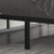 Twin Size Black Metal Platform Bed Frame with Under-Bed Storage Space Q280-TWMW1492