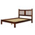 Queen Farmhouse Style Solid Wood Platform Bed Frame with Headboard in Cherry Q280-GWQU3900