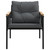 vidaXL Garden Chair Black A949-4009301