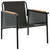 vidaXL Garden Chair Black A949-4009301