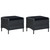 vidaXL Garden Lounge Set Dark grey, Black A949-3060154