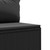 vidaXL Patio Lounge Set Set of 7 Black A949-3308035