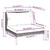 vidaXL Garden Lounge Set Dark Grey, Black A949-3099880
