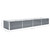 vidaXL Raised Bed Grey Galvanized steel 126.0 x 31.5 x 17.7 in A949-44846