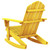 vidaXL Garden Rocking Chair Yellow Solid fir wood Standard Comfy A949-315884