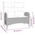 vidaXL Garden Dining Set Grey A949-3203503