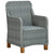vidaXL Garden Chair Set of 2 Light grey, black A949-313318