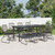 vidaXL Garden Dining Set Set of 9 Black PVC rattan One size fits all A949-3060278