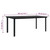 vidaXL Garden Dining Set Set of 9 Black PVC rattan One size fits all A949-3060278