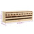 vidaXL Chicken Laying Nest Brown and natural wood Solid pine wood, plywood A949-170660