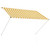 vidaXL Awning Yellow and White A949-143753