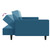 vidaXL Sofa Set Blue Velvet, wood, foam Medium A949-3216279