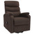 vidaXL Power Lift Massage Recliner Brown Fabric A949-321250